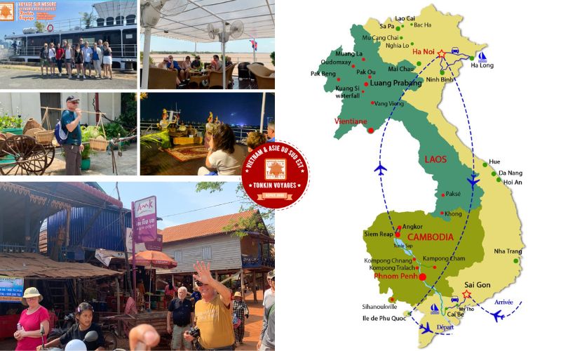 Circuit Vietnam Cambodge au fil du M&eacute;kong en croisi&egrave;re avec l'agence locale Tonkin Voyage T&eacute;moignage du client